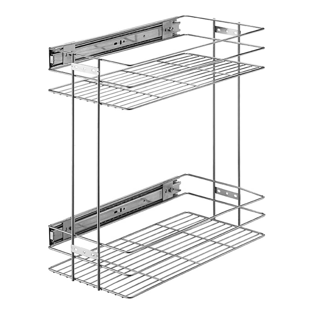 Изображение товара Бутылочница 300 мм с боковым креплением, с доводчиком Lemax PROF, хром VK-02-300-D
