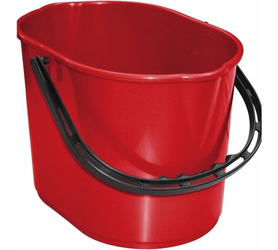 Изображение товара Ведро TTS PIT, 12л, без отжима, красное 00005275