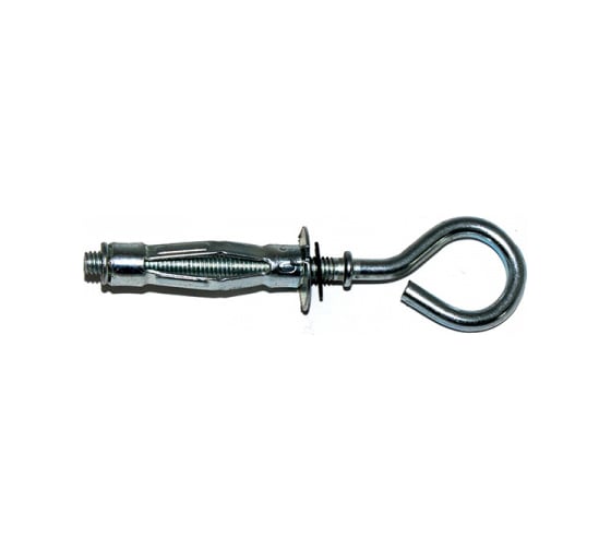 Изображение товара Металлический дюбель КРЕП-КОМП МОЛЛИ с кольцом 6х52 50шт мло652