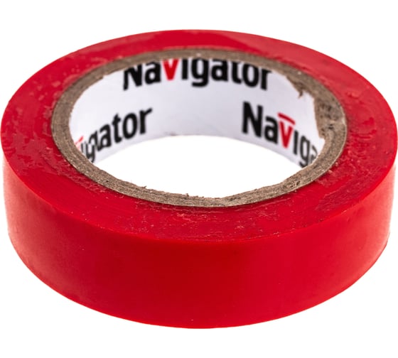 Изображение товара Изолента Navigator NIT-B15-10/R красная 71230