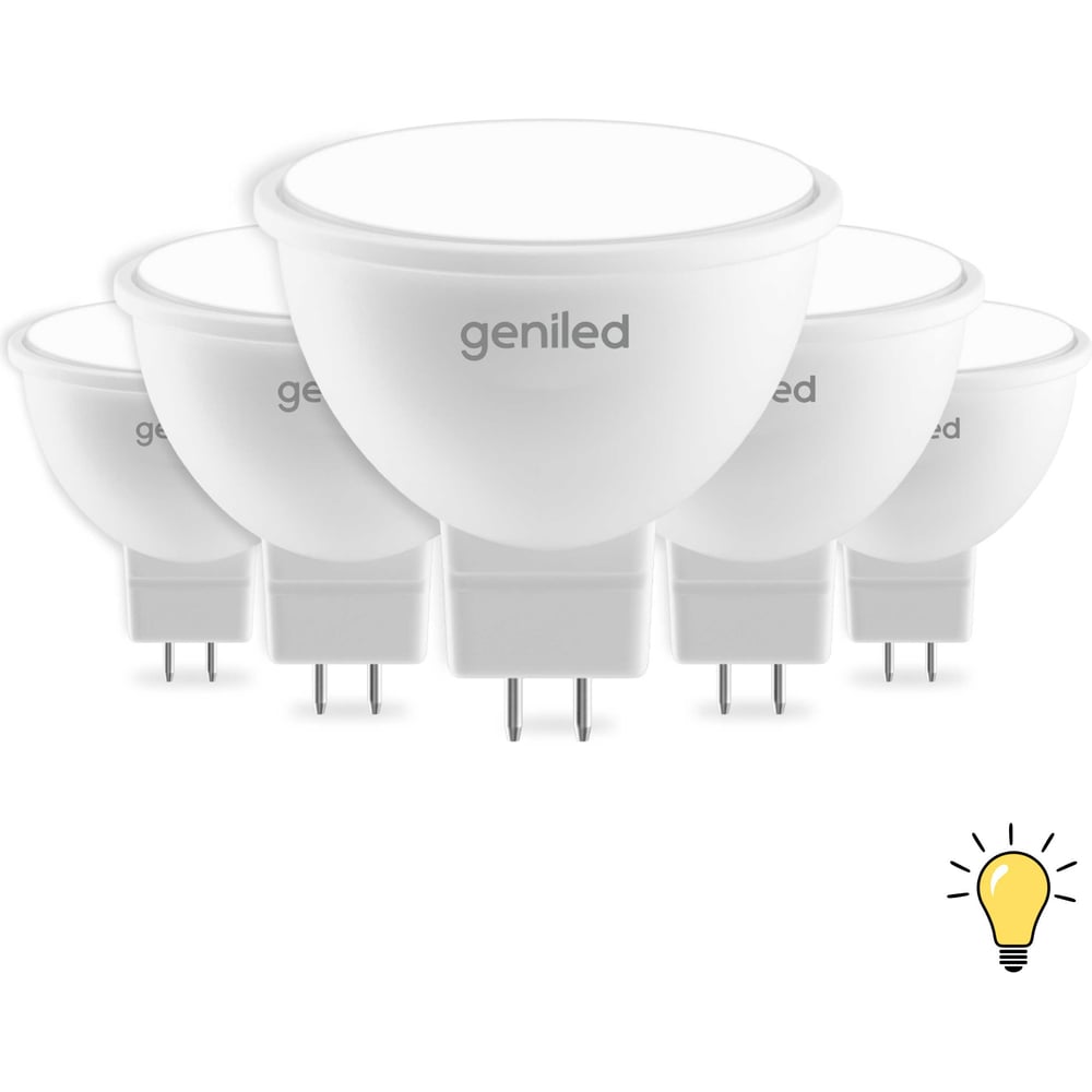 Изображение товара Светодиодная лампа geniled GU5.3 MR16 9Вт 3000K для обоев