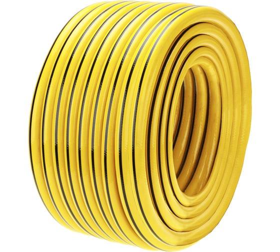 Изображение товара Шланг поливочный Четыре сезона Профи Плюс ПВХ 3-х слойный армированный 3/4" 50м 62-0230-1