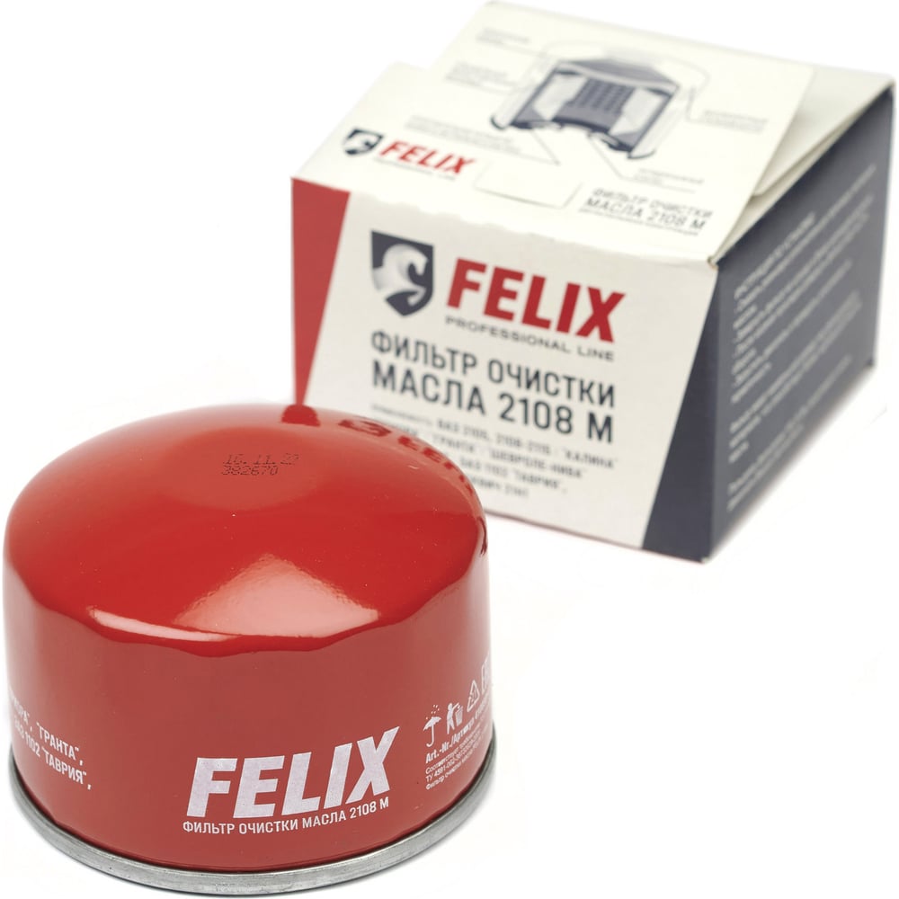 Масляный фильтр FELIX масляный фильтр дв cummins isbe 210 евро 3 паз 3204 камаз 65115 4308 riginal