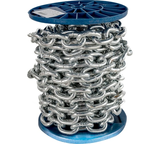 Изображение товара Сварная короткозвенная цепь КРЕП-КОМП DIN 766 м10 10м цк10