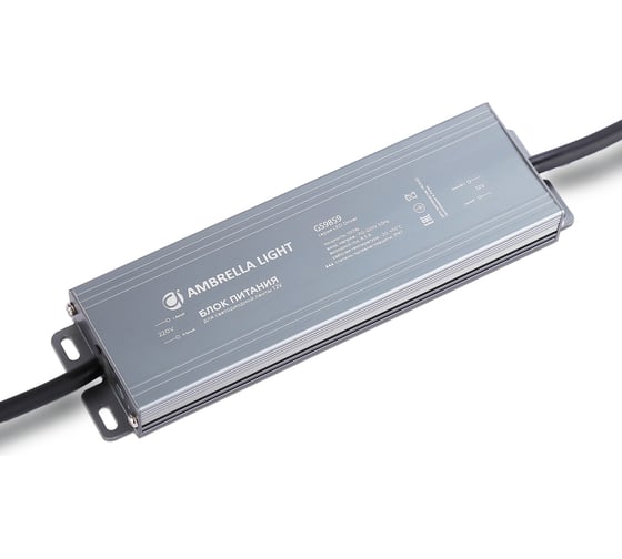 Изображение товара Блок питания Ambrella Light для светодиодной ленты 12V 100W 8.3A IP67 ILLUMINATION GS9859