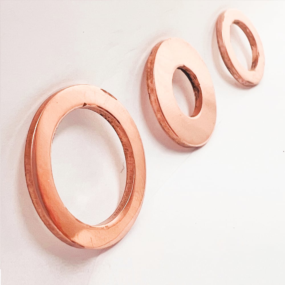 Изображение товара Медная шайба АО КЗОЦМ 9x15x0.7, 100 шт прокладка медная стандарт DIN ГОСТ