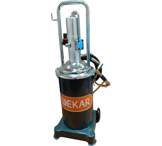 Изображение товара Солидолонагнетатель пневматический DEKAR 15 л. SF-10