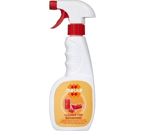 Изображение товара Чистящее средство для акриловых и эмалированных ванн, джакузи, душевых кабин, кранов, кафеля и бассейнов Meule Anti Calk for Acrylic Bathtubs 450 мл 00-00000003