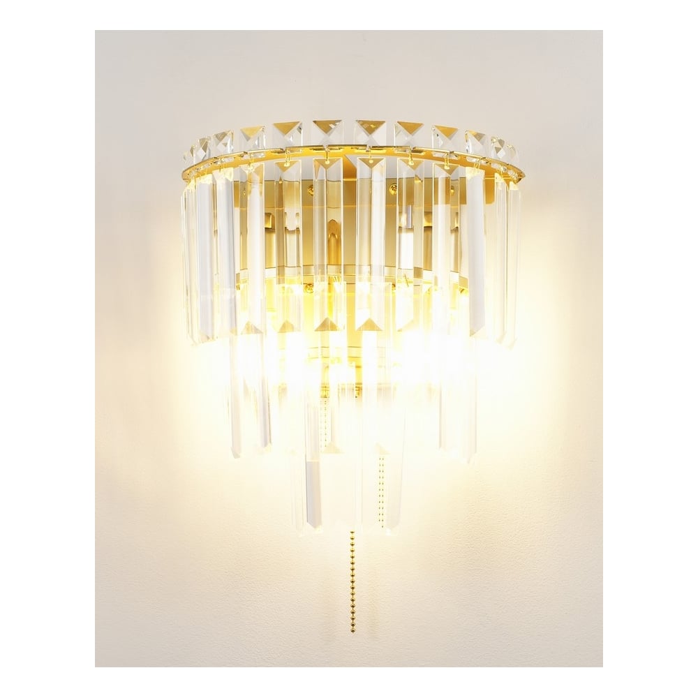 Изображение товара Настенный светильник Бра Moderli Crystal золотой V10744-2W