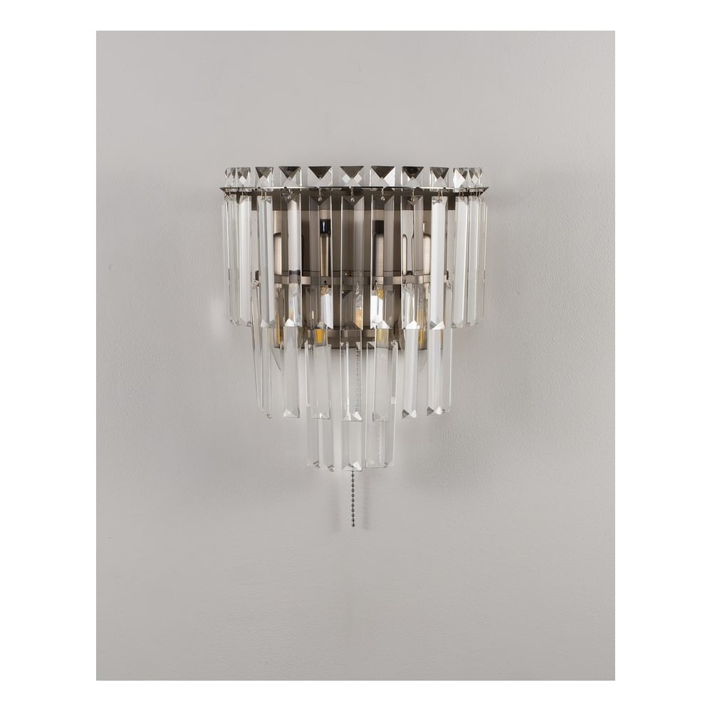 Изображение товара Настенный светильник Moderli Crystal матовый хром V10739-2W