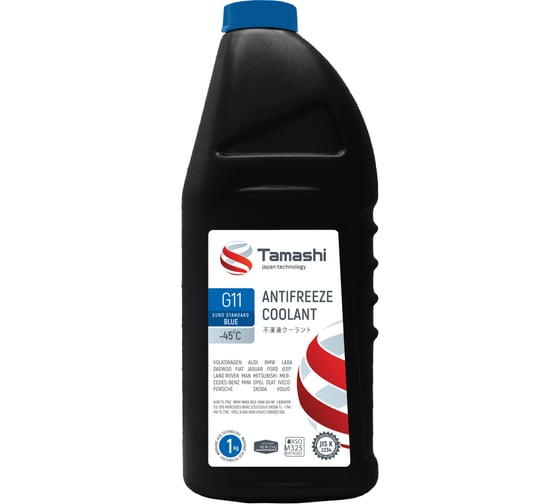 Изображение товара Антифриз Tamashi G11 EURO STANDARD BLUE, 1кг, синий, готовый, до -45C AFTB1