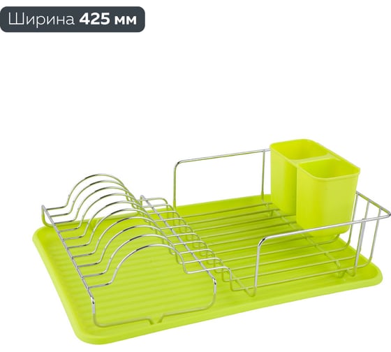 Изображение товара Настольный посудосушитель с поддоном Lemax хром LF-138