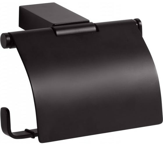 Изображение товара Держатель для туалетной бумаги BEMETA NERO с крышкой 135012010
