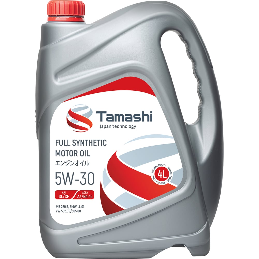 Изображение товара Масло моторное синтетическое Tamashi 5W-30 4л для автомобилей