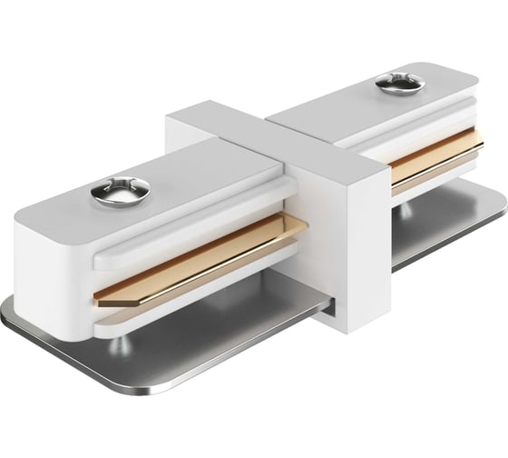 Изображение товара Соединитель geniled прямой для шинопровода однофазного белый 22014