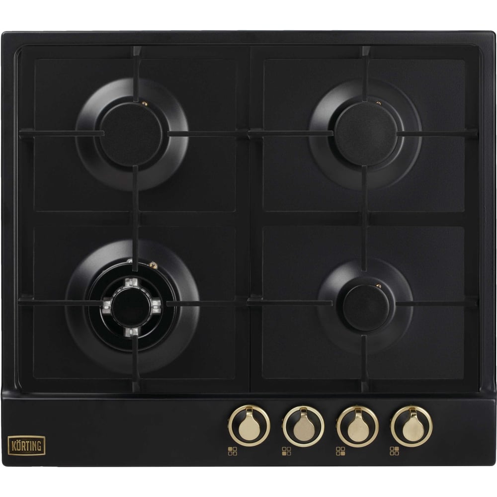 Изображение товара Газовая варочная панель Korting HG 661 CTGN 4 конфорки газ-контроль электроподжиг ретро дизайн