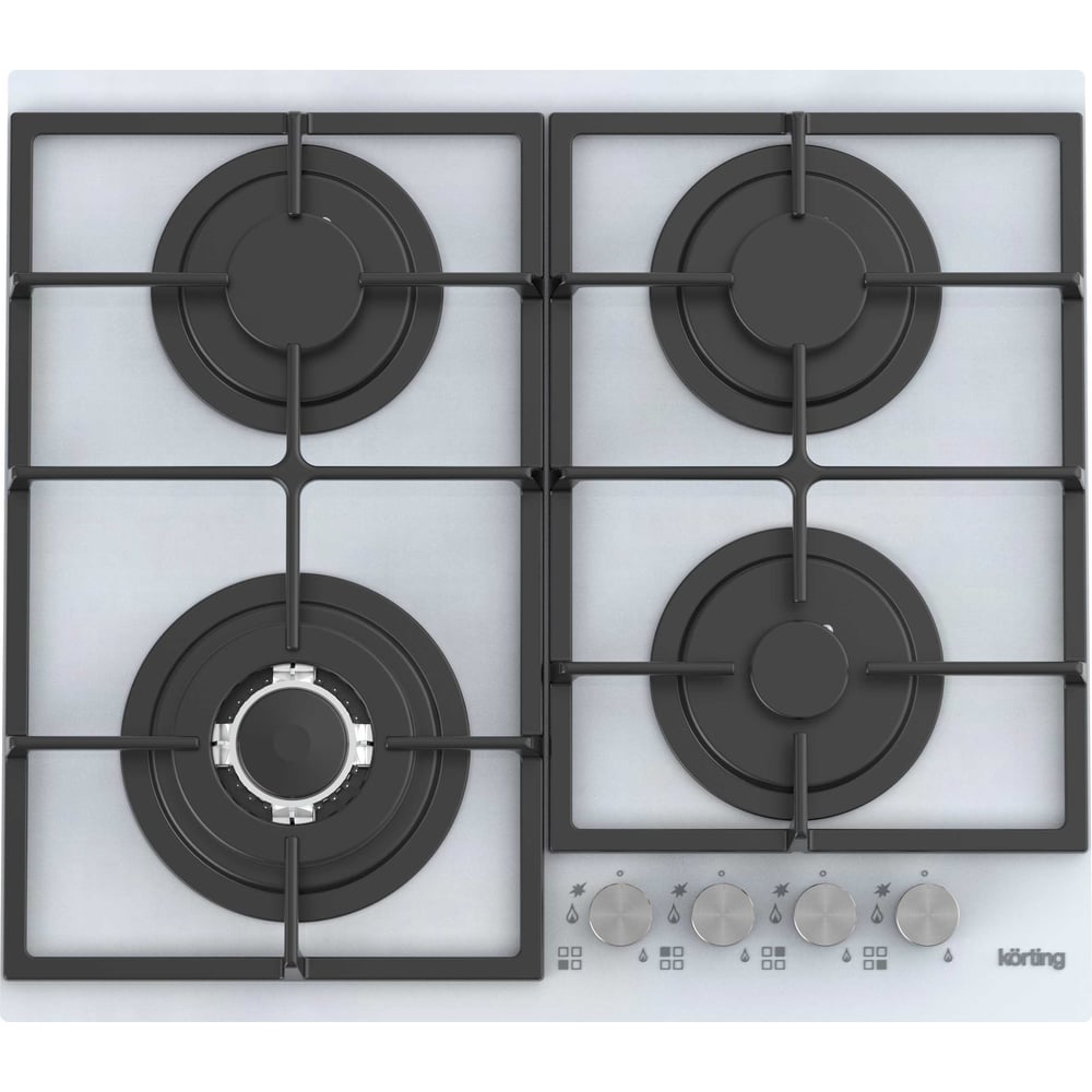 Изображение товара Газовая варочная панель Korting HGG 6734 CTW с 4 конфорками