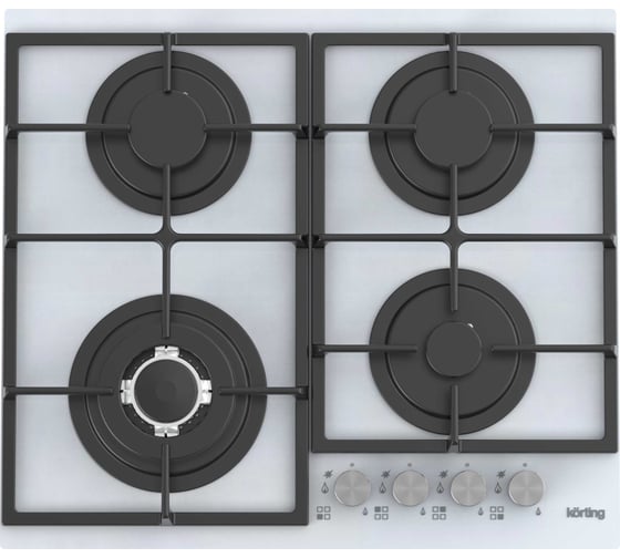 Изображение товара Газовая варочная панель Korting HGG 6734 CTW 00000017804