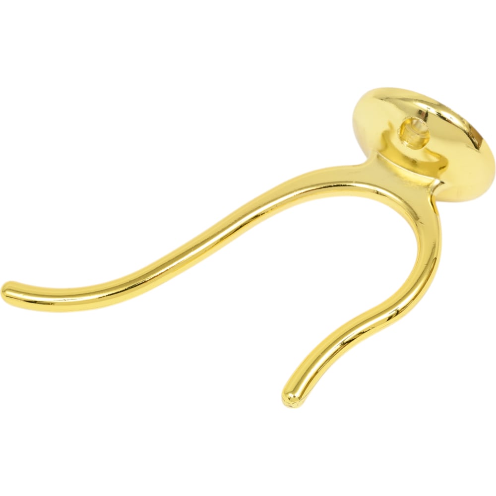 Изображение товара Мебельный крючок KERRON Д38, латунь, нагрузка 20 кг, саморезы