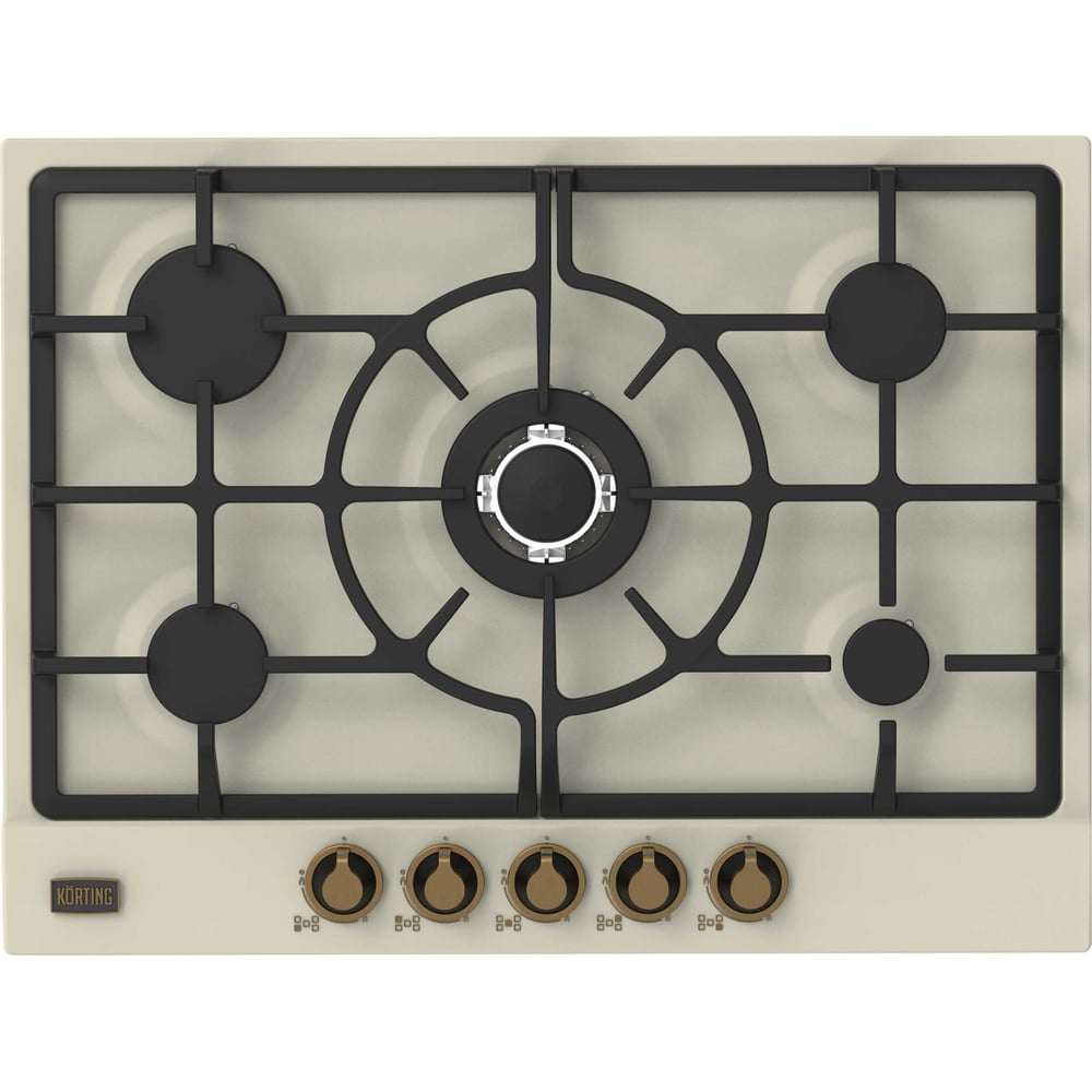 Изображение товара Газовая варочная панель Korting HG 761 CTB 5 конфорок газ-контроль электроподжиг для кухни