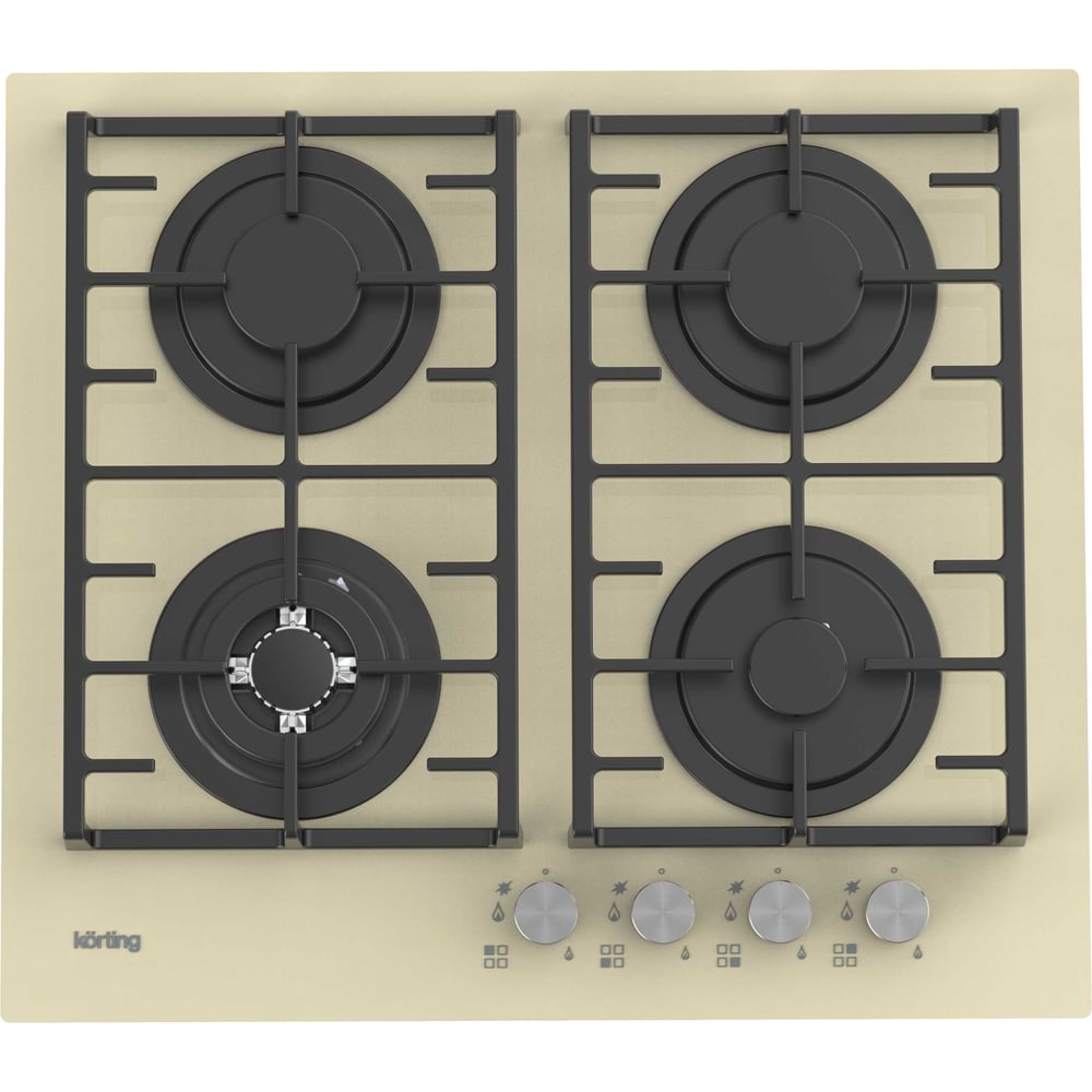 Изображение товара Газовая варочная панель Korting HGG 6825 CTB 4 конфорки стеклокерамика