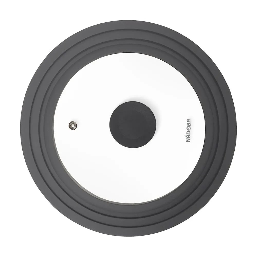 Изображение товара Универсальная крышка NADOBA EMA 20/22/24 см с силиконовым ободом для посуды