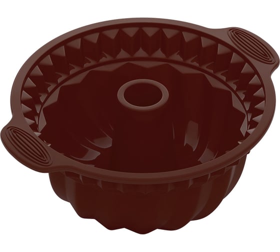 Изображение товара Форма NADOBA ALENKA для круглого кекса глубокая, силиконовая, 28x24x10 см, 762119