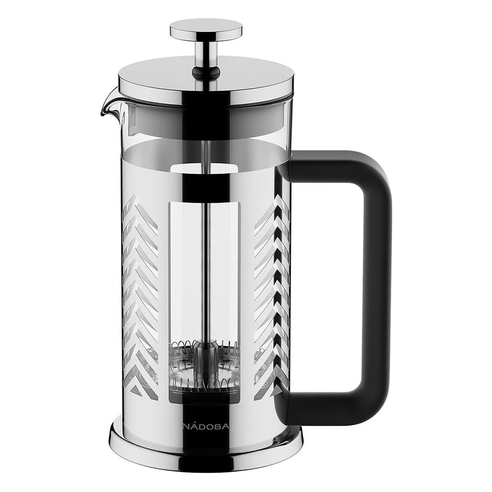 Изображение товара Френч-пресс NADOBA LUKAS 1 л из боросиликатного стекла и нержавеющей стали