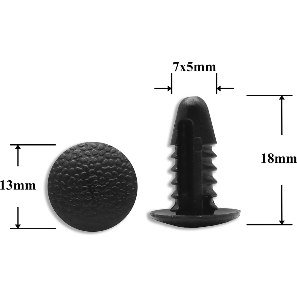 Изображение товара Автокрепеж для Infiniti и Nissan 10 шт пластиковые наконечники