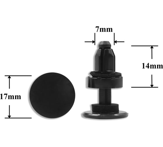 Изображение товара Автокрепеж для Acura Honda 10 шт 91508SM4003 КрепАвто 0756