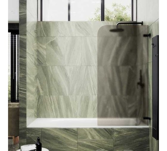 Изображение товара Шторка поворотная на петлях MaybahGlass 1400х705 6 мм бронза матовая MGV-652-6