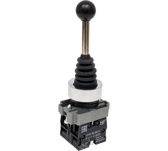 Изображение товара Джойстик HLT LA167-PA22 2 положения 2з без фиксации черный (10 шт, уп) 085-17-202