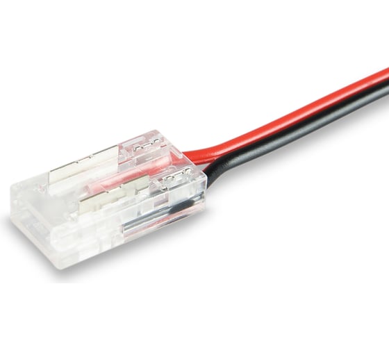 Изображение товара Соединитель гибкий односторонний Ambrella Light для светодиодной ленты COB 12/24V (2 конт.) ILLUMINATION GS7401