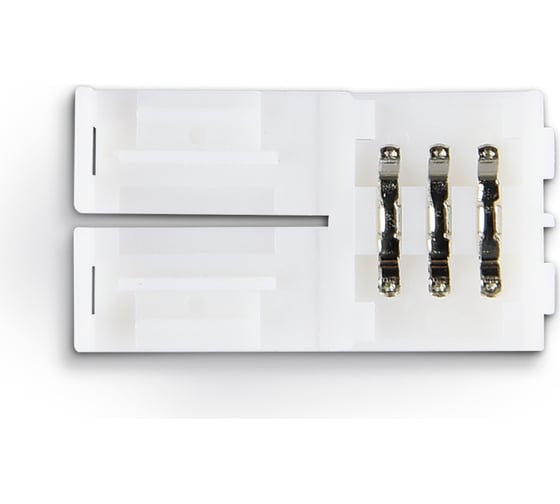 Изображение товара Соединитель прямой Ambrella Light для светодиодной ленты 5050 12/24V (3 конт.) ILLUMINATION GS6151