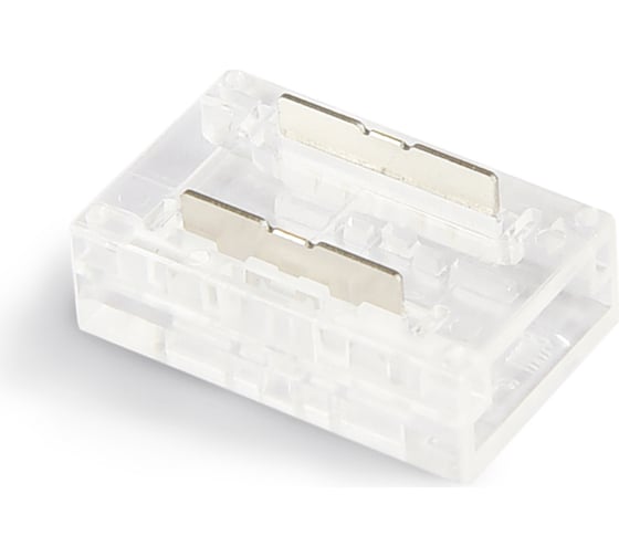 Изображение товара Соединитель прямой Ambrella Light для светодиодной ленты COB 8mm 12/24V (2 конт.) ILLUMINATION GS6351