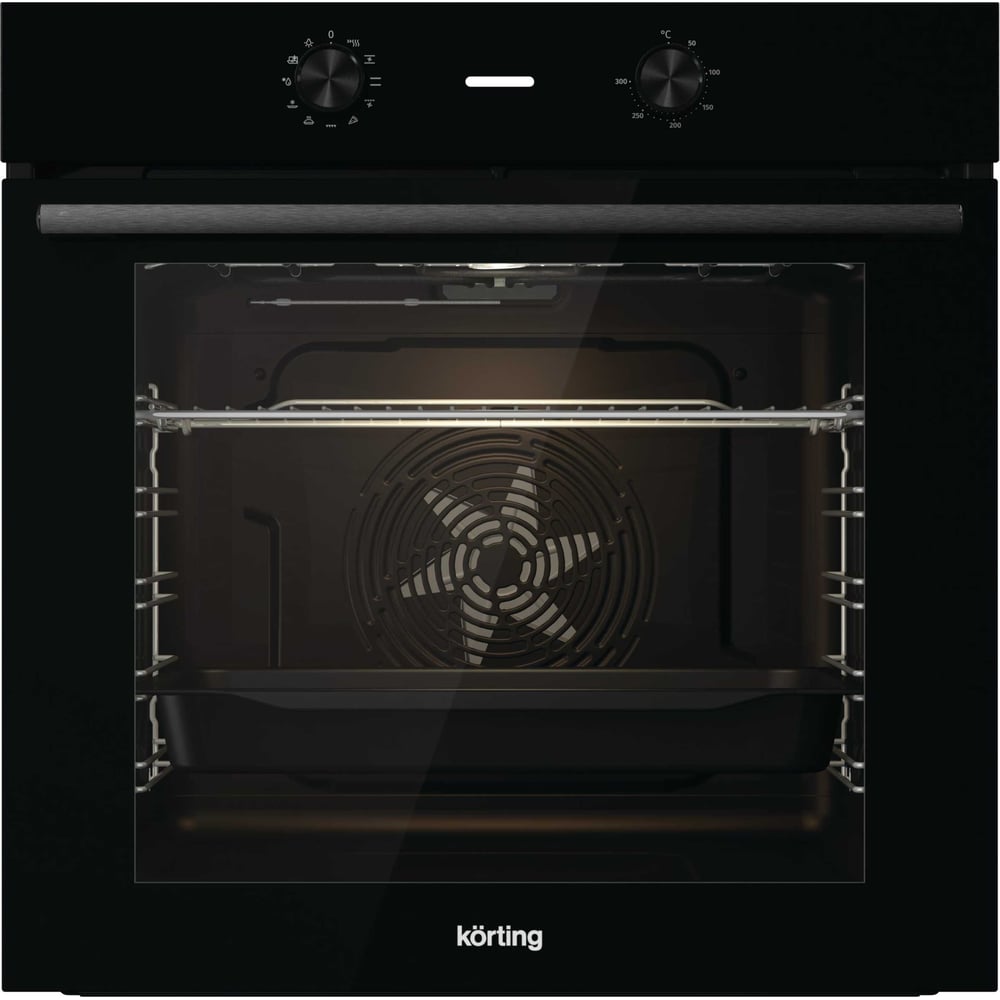 Изображение товара Электрический духовой шкаф Korting OKB 2820 EN 77 л 2500 Вт механика черный