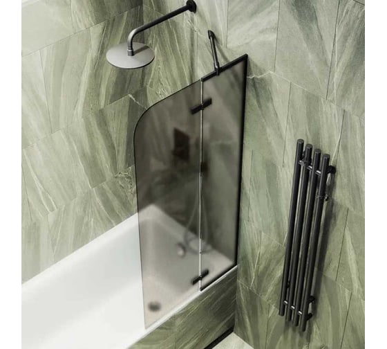 Изображение товара Шторка поворотная с добором MaybahGlass 1400х690 6 мм бронза матовая MGV-658-6