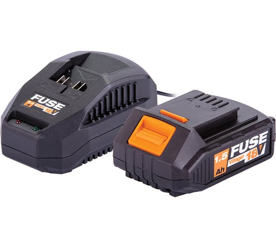 Изображение товара Набор зарядное устройство+аккумулятор Villager 18V 1.5Ah+2.4A 067112