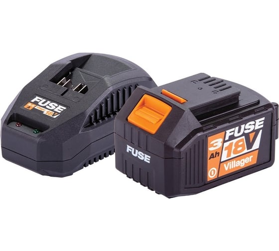 Изображение товара Набор зарядное устройство+аккумулятор Villager 18V 3.0Ah+2.4A 067113