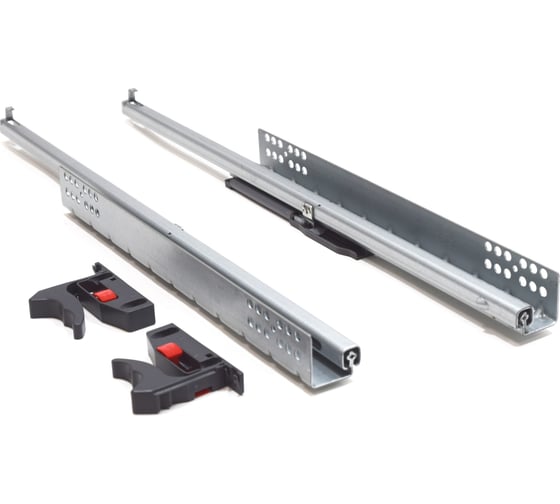 Изображение товара Направляющие JET VD 621SE Clip On скрытого монтажа частичного выдвижения L450мм B621SE.450ZIKS99
