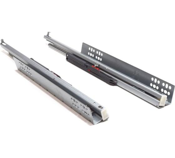 Изображение товара Направляющие JET VD 630FE насадного монтажа, полного выдвижения с доводчиком, L300мм B630FE.300ZIKS99