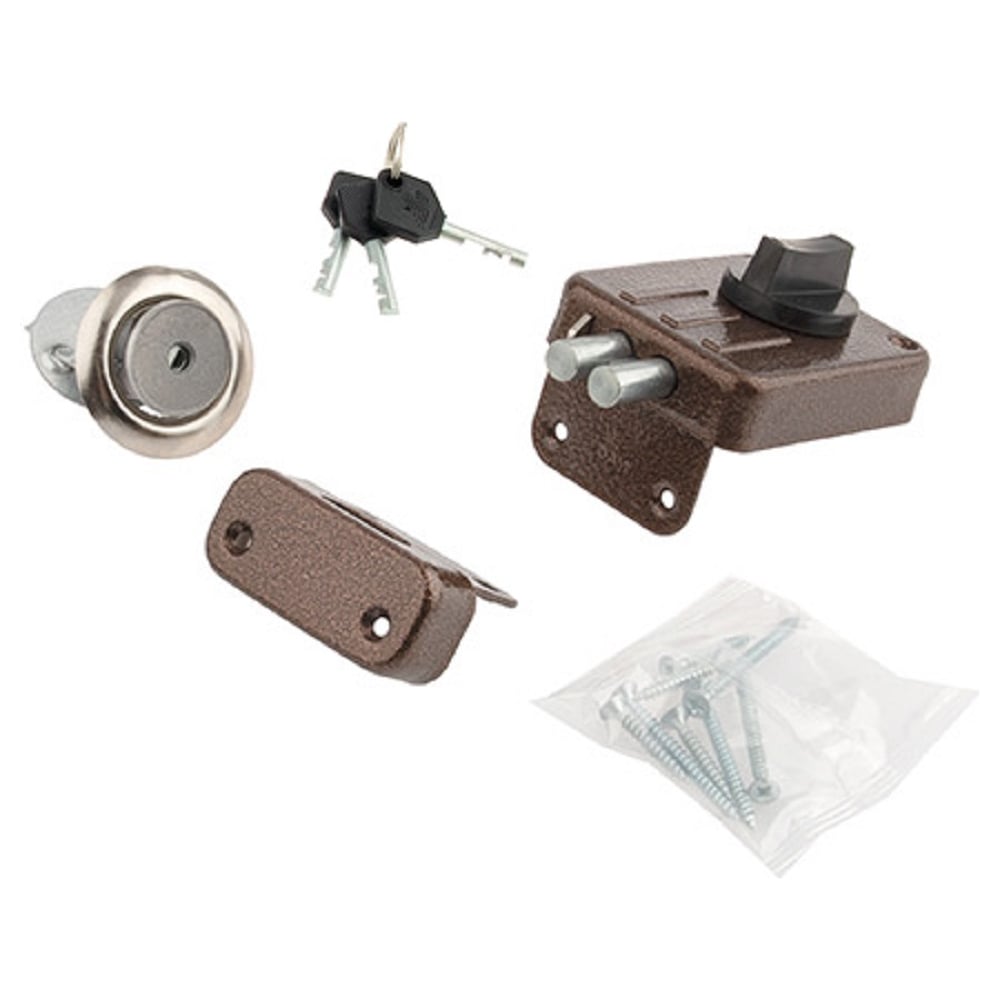 Изображение товара Замок накладной BORDER 87100-ЗНД-1А-Т7037 7037 00007037