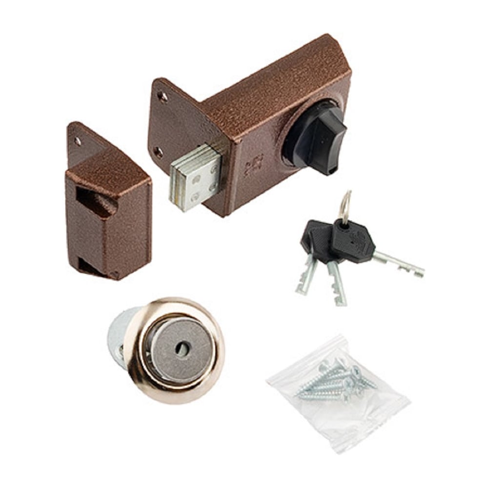 Изображение товара Накладной замок BORDER 86900-ЗНД-1/М 6452 с ключами