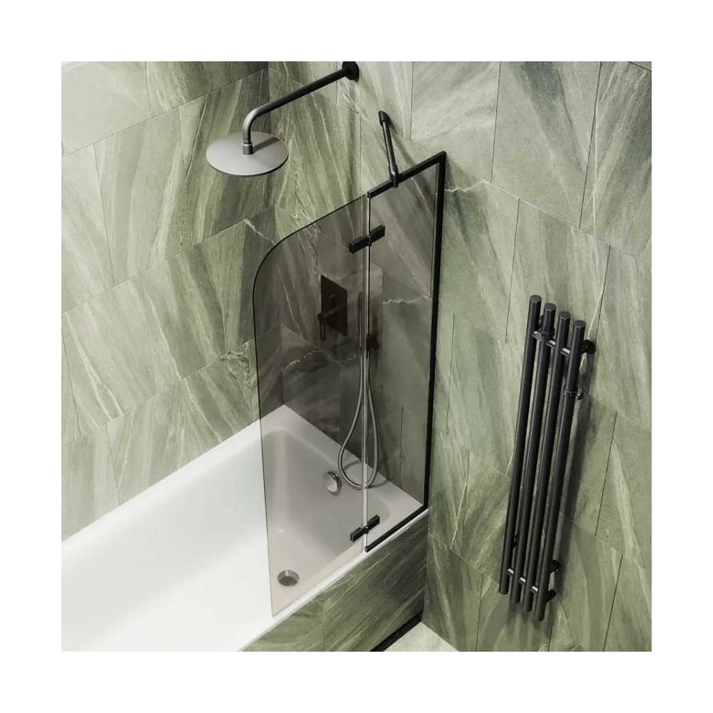 Изображение товара Шторка поворотная MaybahGlass 1400х990 6 мм графит MGV-918-6