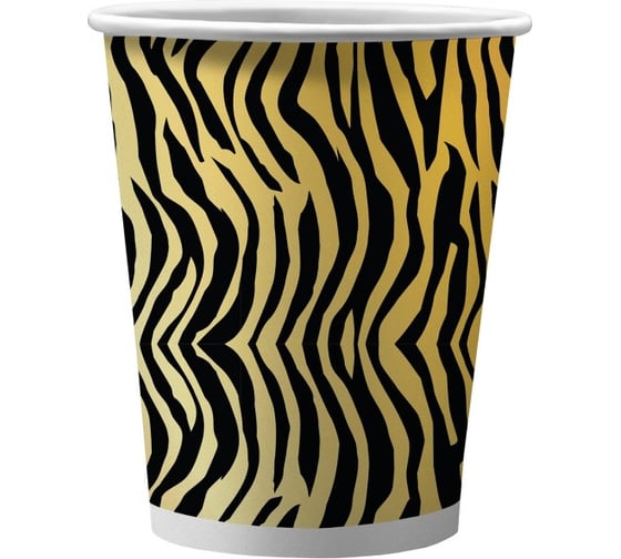 Изображение товара Набор бумажных стаканов ND Play Тигр - 5 6 шт, 250 мл 301355