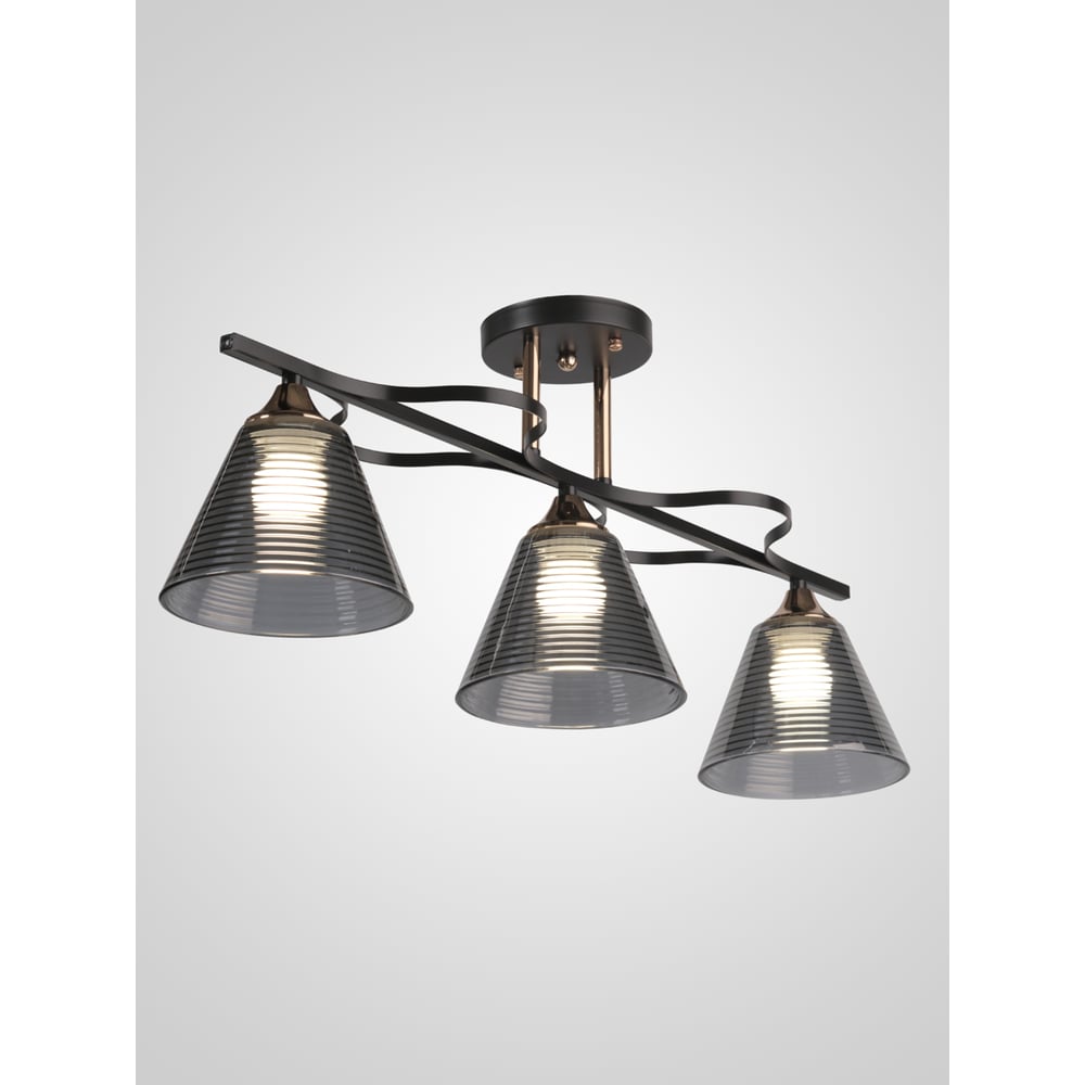 Изображение товара Потолочная люстра Мелодия Света SL8516-3 CF+GD 000066026