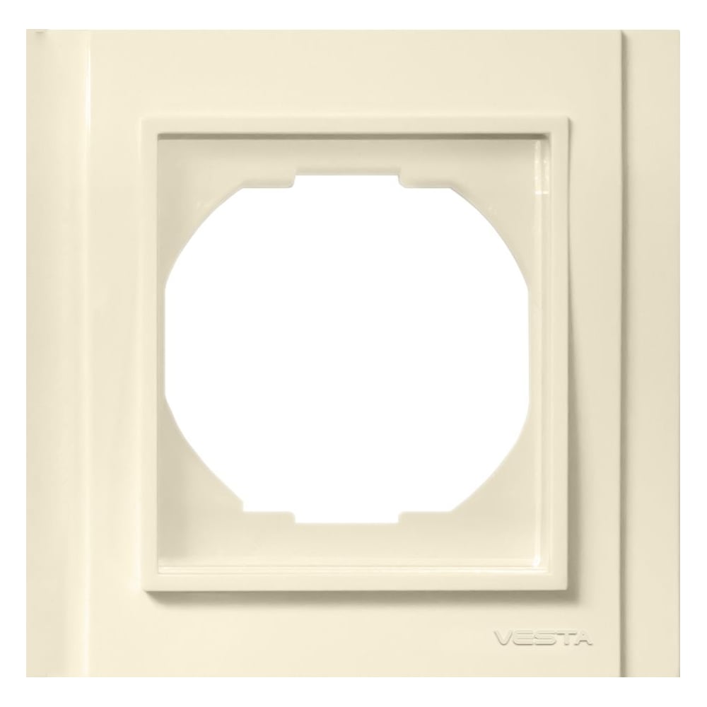 Изображение товара Рамка 1-местная Vesta Electric Verona Cream FRM020101MLK