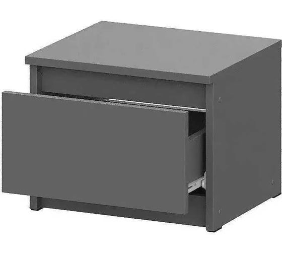 Изображение товара Тумба прикроватная Арника Денвер графит, серый 00-00144780