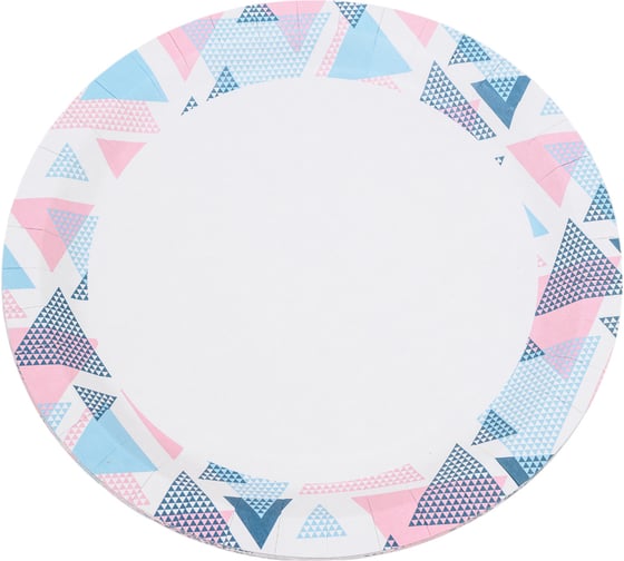 Изображение товара Набор бумажных тарелок ND Play Геометрия 6 шт, 230 мм 297160