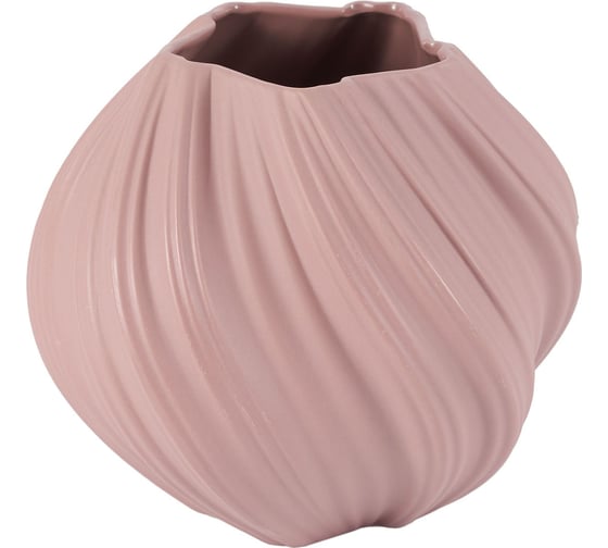 Изображение товара Ваза GIPFEL MONICA 17x16 см. Материал: фарфор. Цвет: розовый. 43117